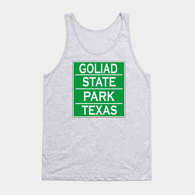 GOLIAD STATE PARK Tank Top by Cult Classics